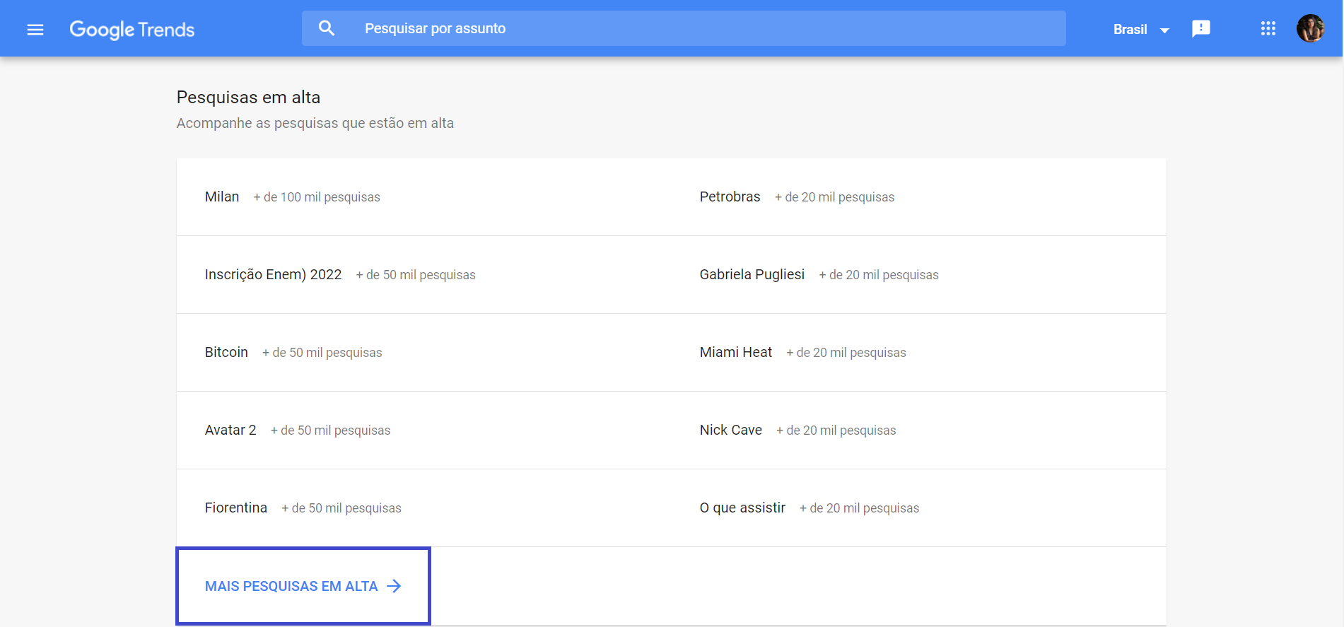 Como usar o Google Trends - Confira as pesquisas em alta